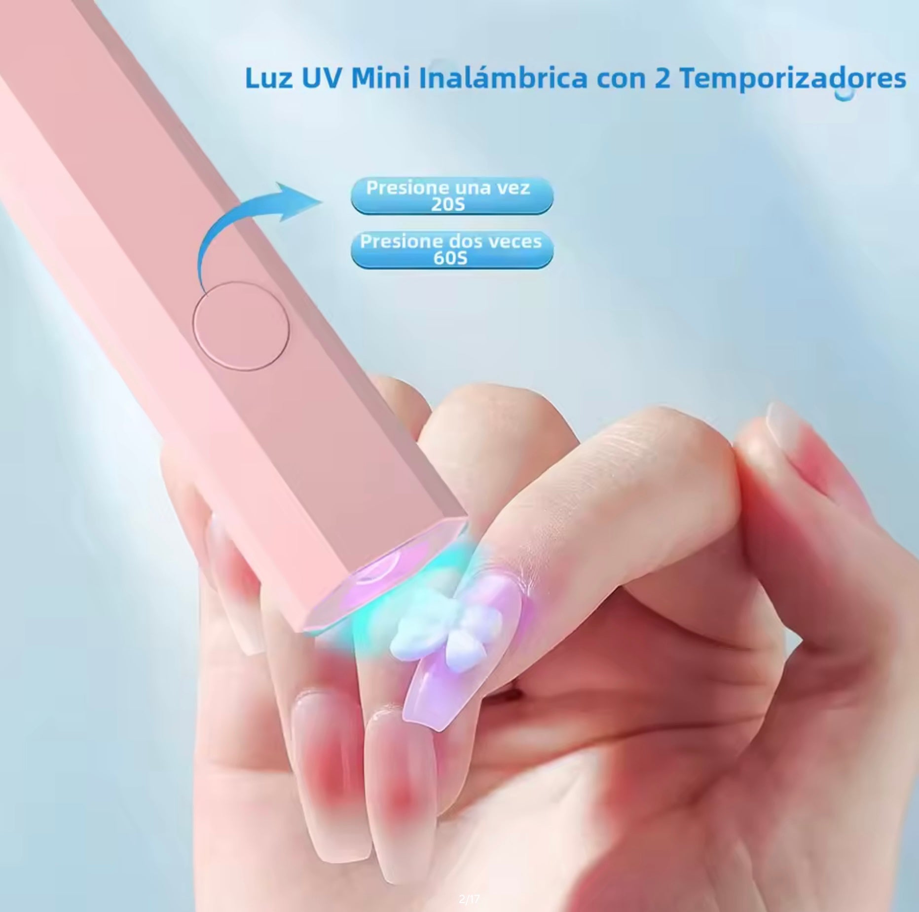 YIKOOLIN conveniente lámpara secadora de uñas de mano UV/LED curado de uñas todo esmalte de Gel herramienta de Arte de uñas lámpara de uñas conveniente