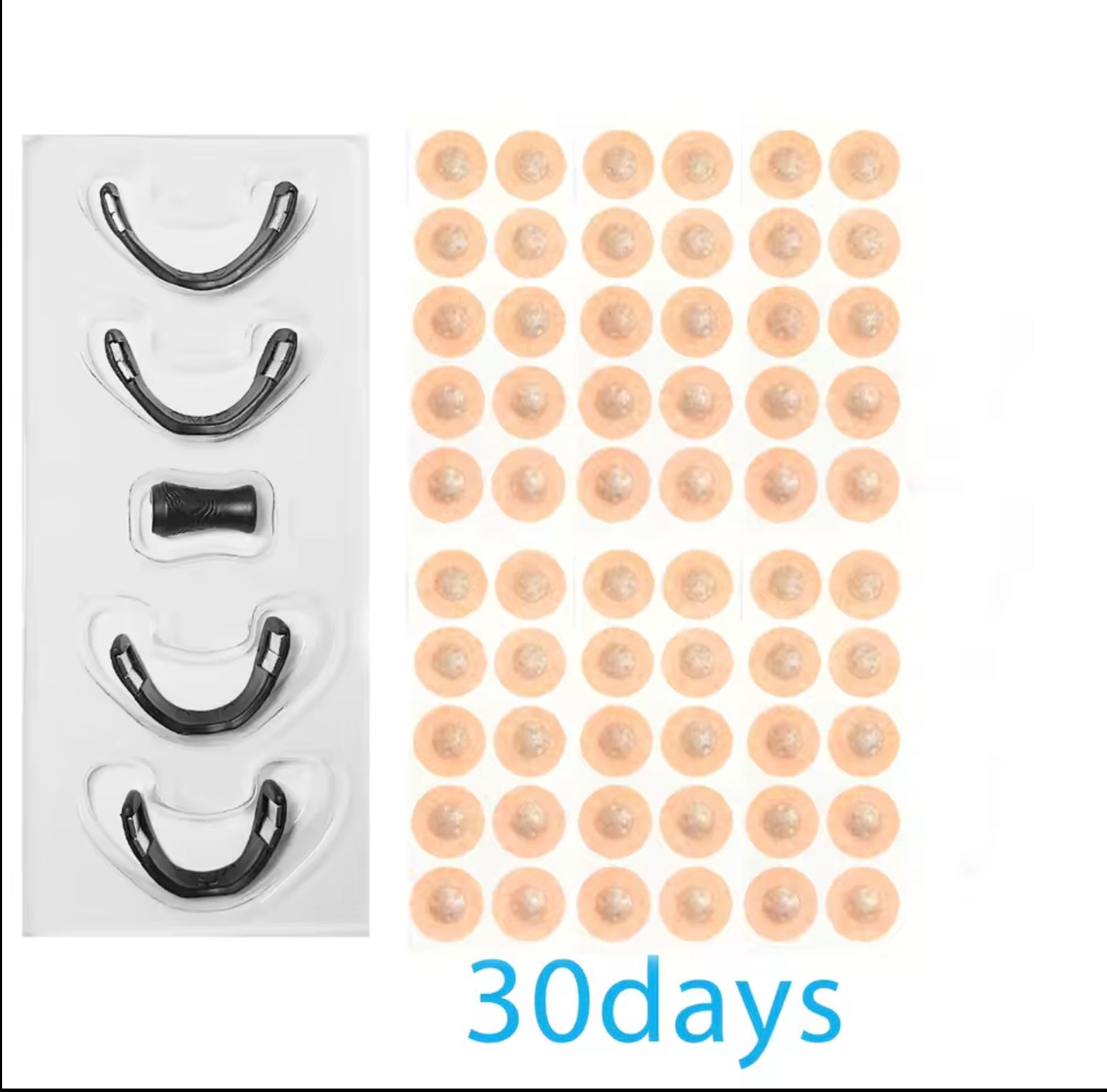 Dilatadores Nasales Magnéticos, Tiras Nasales Magnéticas que Aumentan la Circulación de Aire, Mejoran la Calidad del Sueño y Reducen los Ronquidos